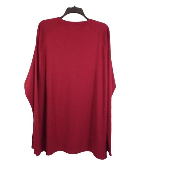 Reebok Red Crew Neck Athletic Pullover Long Sleeve T-Shirt – Men’s Size 2XL - Picture 6 of 9